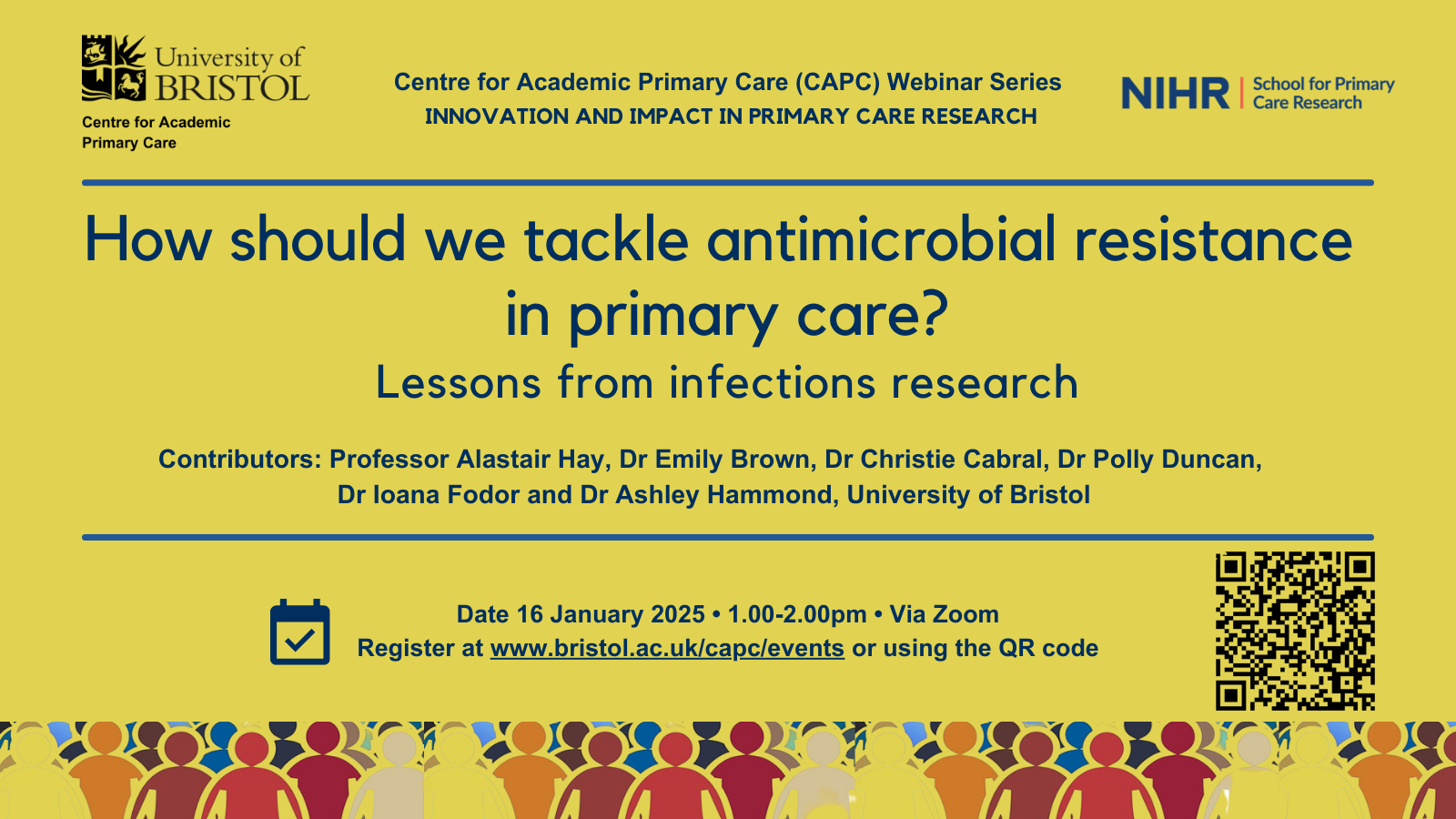 Advert promoting this webinar.
